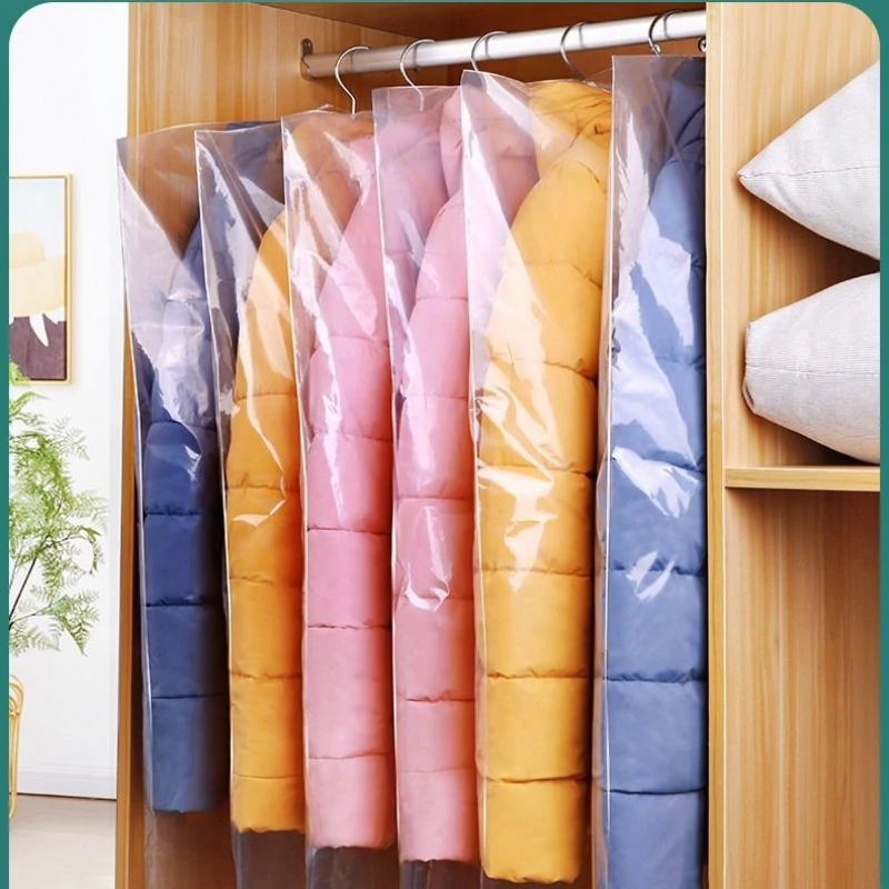 岚旬衣服防尘罩透明加厚防尘袋西服防潮塑料套挂衣袋衣罩塑料袋子