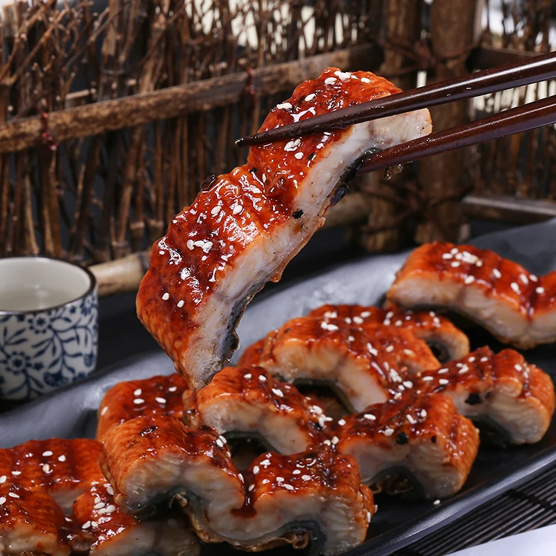 蒲烧鳗鱼500g/条加热即食整条烤制日本寿司食材料 日式蒲烧烤鳗鱼