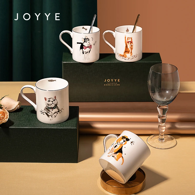 JOYYE 伴侣 萌宠对杯马克杯