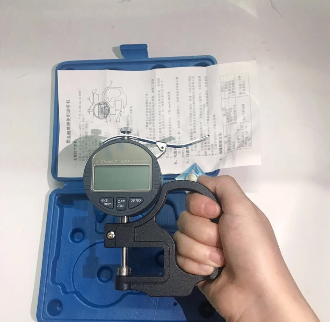 汽车透明膜测厚规隐形车衣厚度测量仪高精度0.001数显千分尺