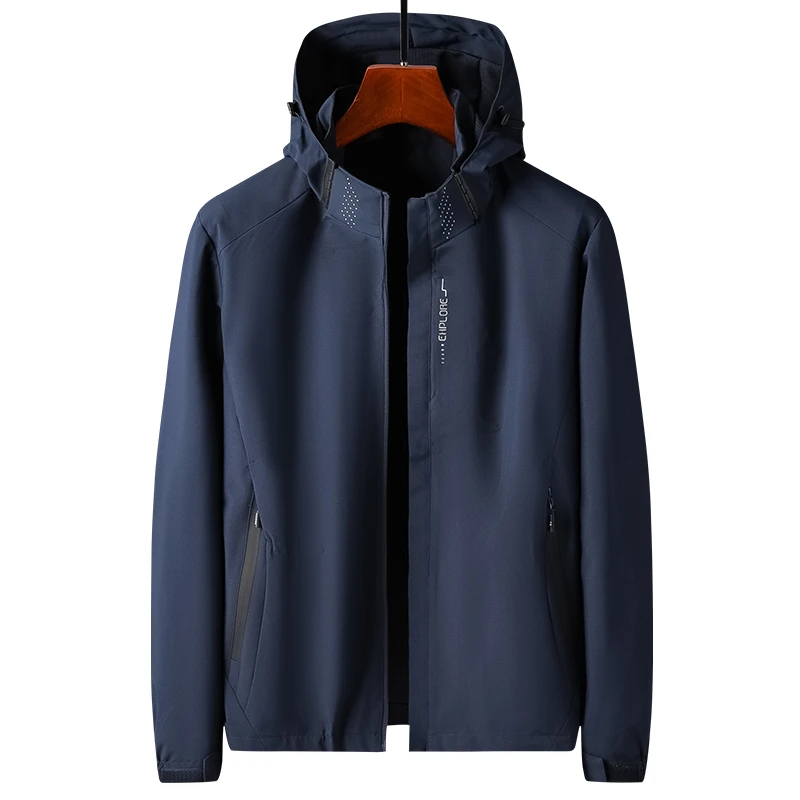 冲锋衣男防风防水户外风衣春秋薄款外套潮牌情侣单层透气登山服女