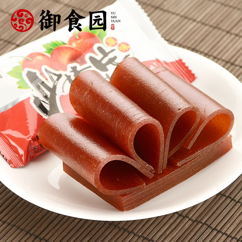 山楂片果丹皮独立小包装零食散装宝宝儿童小500g怀旧老味道北京