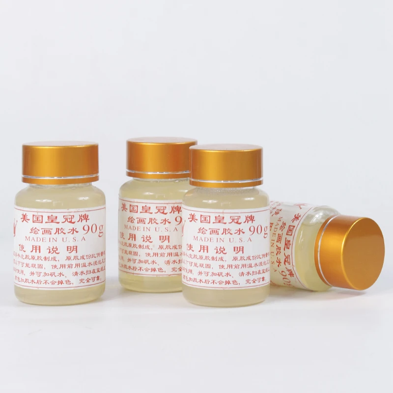 中国画绘画胶水皇冠牌写意工笔用胶水90G