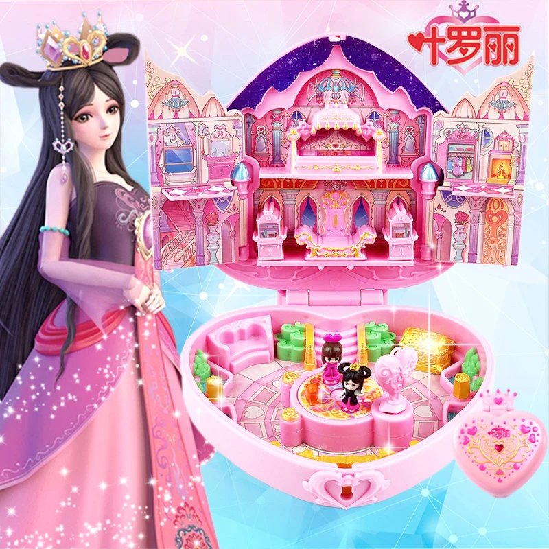 叶罗丽宝石盒子魔法花蕾堡时间希四时钟娃娃灵公主夜萝莉女孩玩具