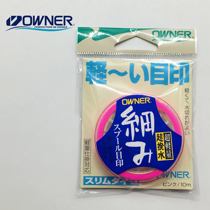 日本OWNER欧纳细棉线结 81014矶钓定位醒目荧光结