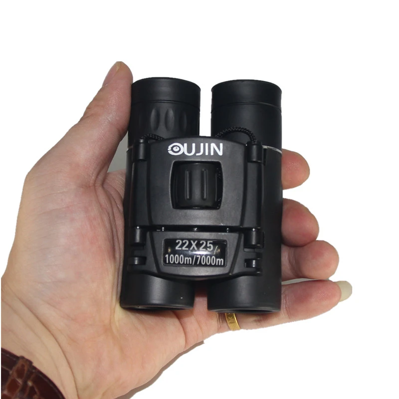 OUJIN掌中宝望远镜便携口袋望远镜22x25双筒望远镜22倍儿童望远镜