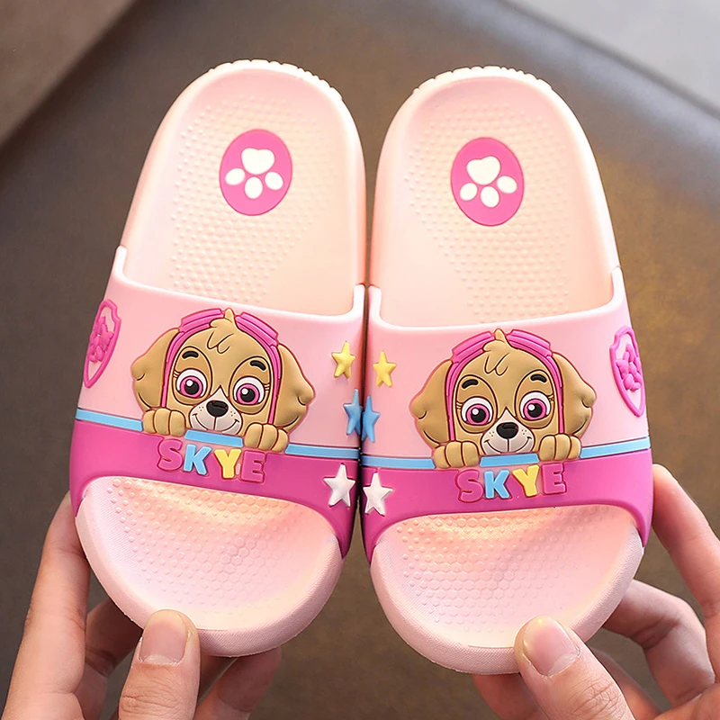 PAW PATROL/汪汪队立大功软底防滑男卡通可爱浴室内宝宝拖鞋外穿