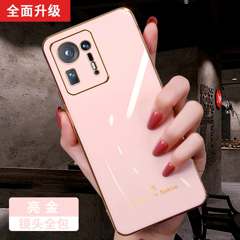 小米MIX4手机壳MIUI潮牌亮面xm mix4超薄手机套mlx4奢华xiaomi女