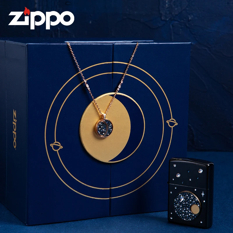 ZIPPO打火机星动夜ZCBEC-214施华洛世奇联名浪漫情侣礼物TC9901TZ