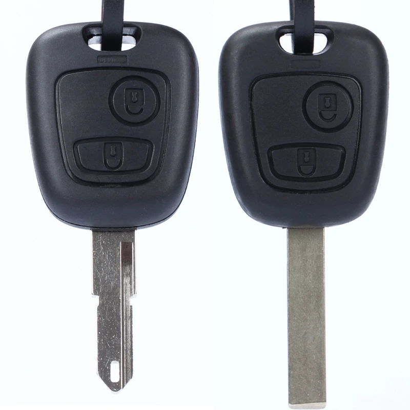 适用标致206 207 307遥控钥匙 雪铁龙C2汽车遥控器直板钥匙外壳