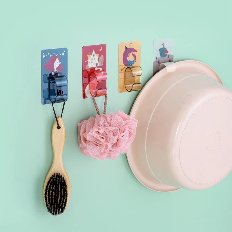 【7.9两个装】免打孔脸盆收纳架壁挂卫生间置物架可爱