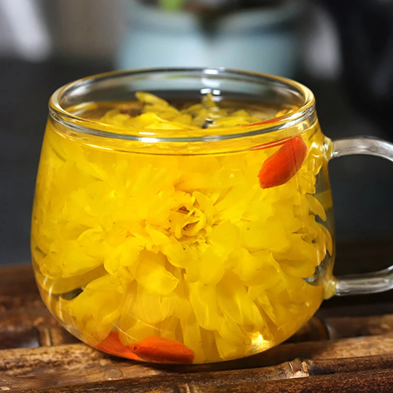 高山金丝皇菊菊花茶一朵一杯菊花花茶罐装20g清香原产地采摘