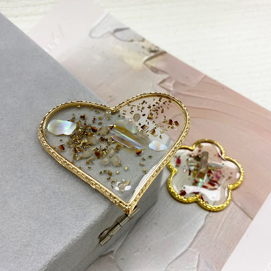【工具】美甲工具爱心调色盘和花朵甲托个性简约网红美甲装饰