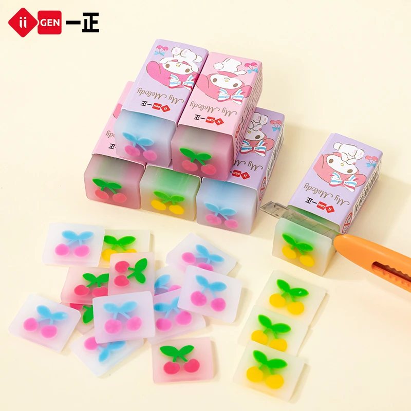 一正美乐蒂 HelloKitty夹心可切橡皮擦创意彩色儿童学习文具pvc