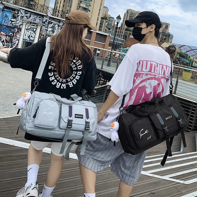 旅行包男大容量手提短途旅行袋子女出差旅行李包运动健身包斜挎包