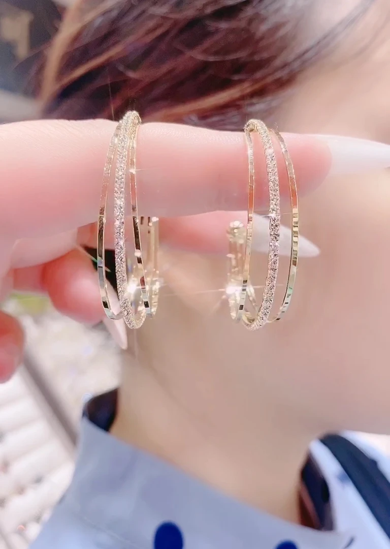 三生三世金色耳圈