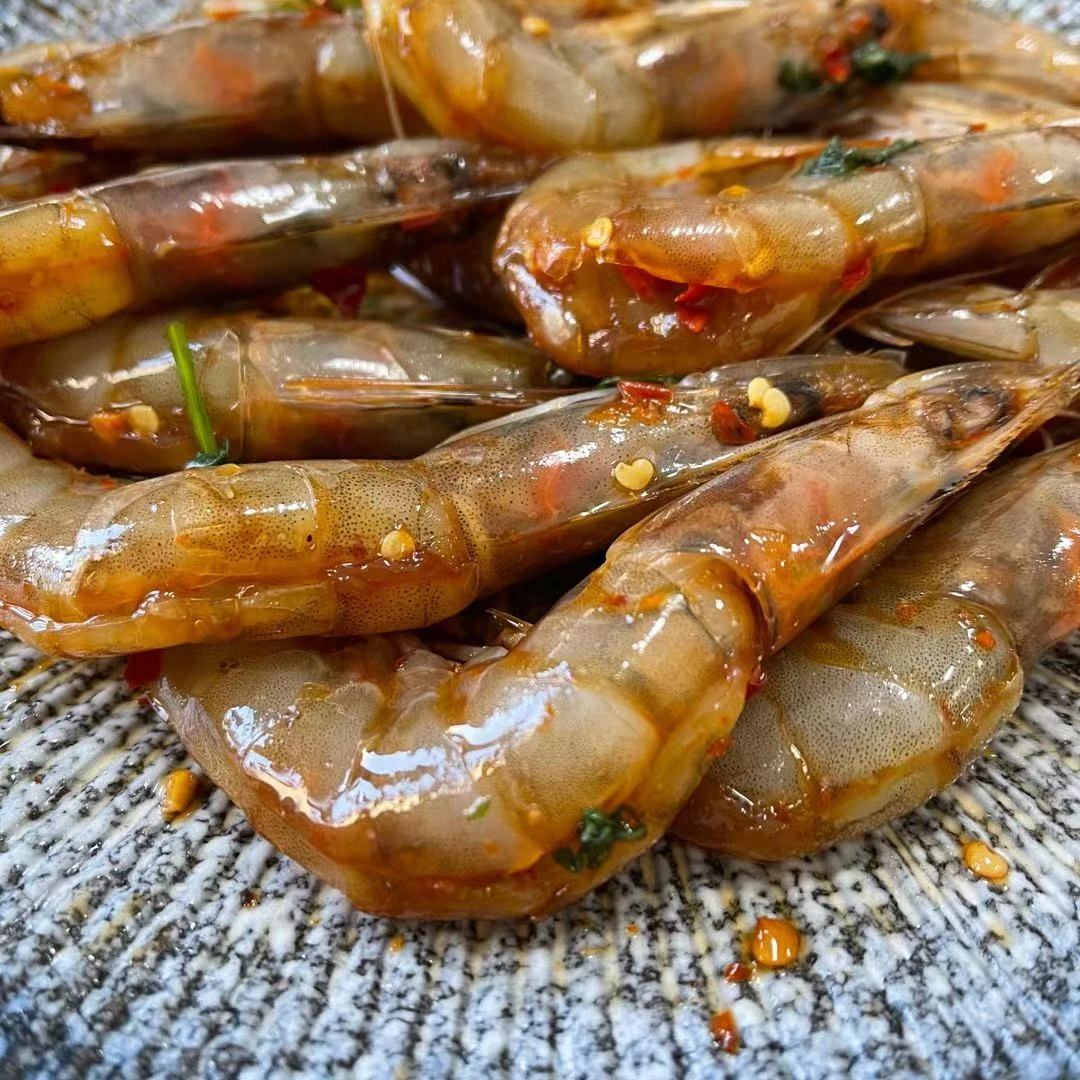 生呛大虾即食小海鲜500g冷冻即食海鲜下单生呛虾产品咸辣开背虾
