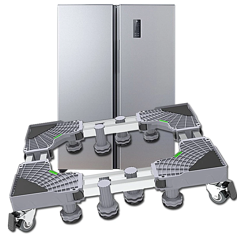 海尔美的西门子容声单双开门冰箱底座移动款万向轮通用型滑轮支架