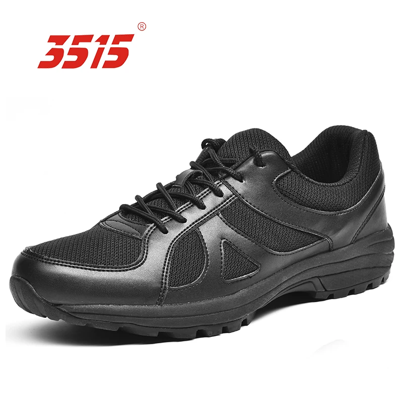 3515春秋作训鞋/运动鞋作训鞋户外训练鞋夏季透气黑色低帮网眼