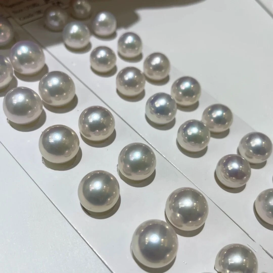 正圆珍珠耳钉大点位镜面冷白光（点位12-13mm）多样性发货发一