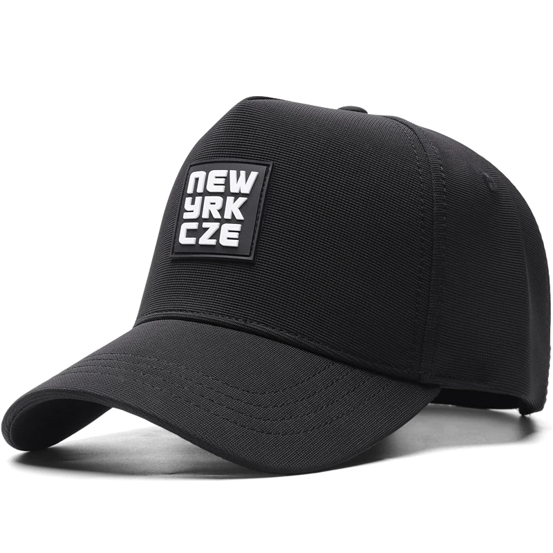 【BIGHDFOX】显脸小高顶棒球帽男休闲黑色户外时尚大头围健身帽子