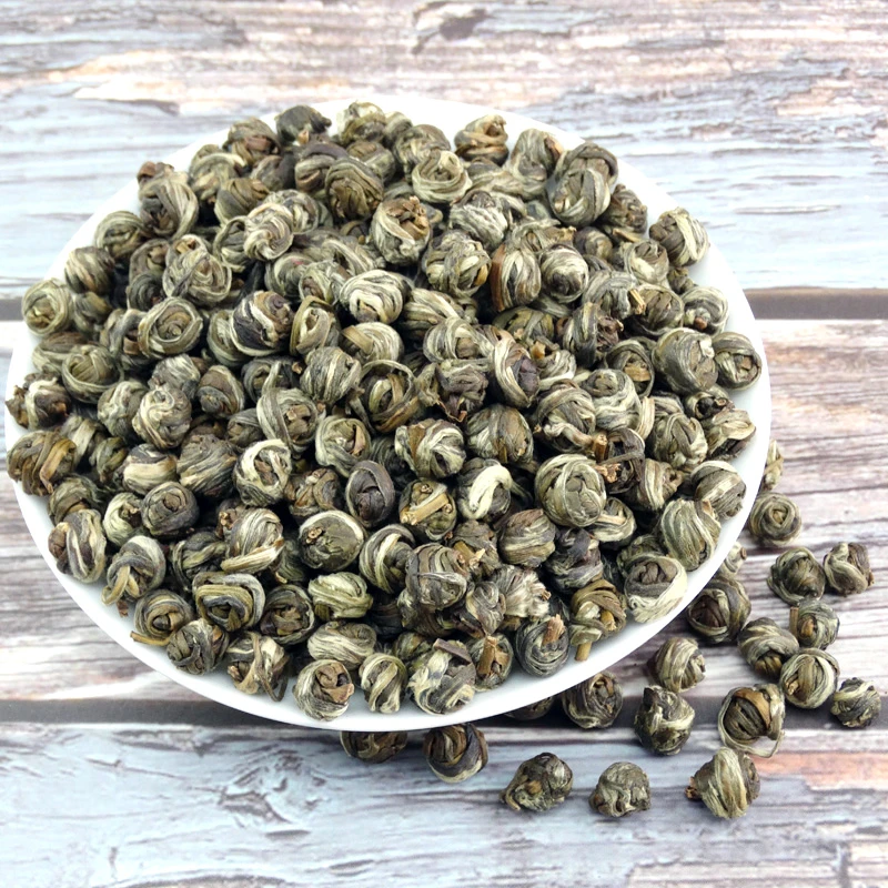 茉莉花茶龙珠绣球盒装浓香茶叶