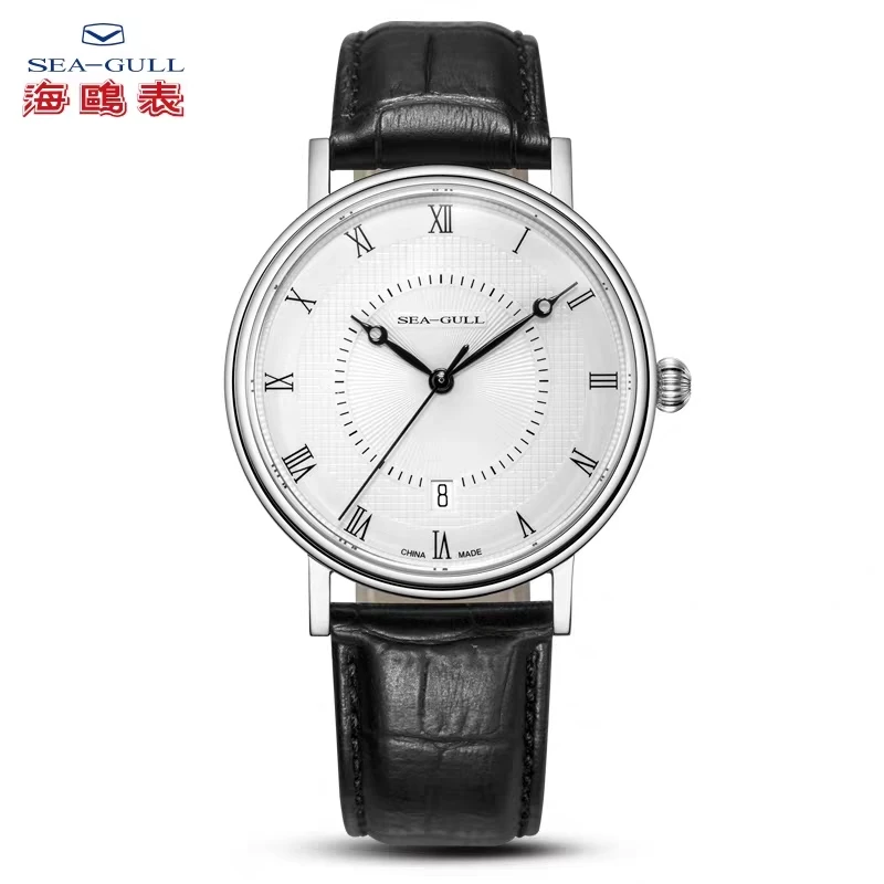 【官方店】海鸥手表男女表自动机械表皮带防水腕表匠心系列6022