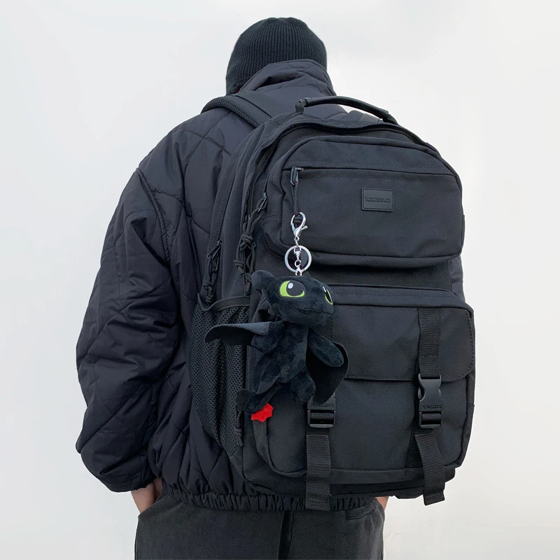 潮牌街头欧美休闲双肩包男户外旅行电脑背包女学生书包时尚潮流