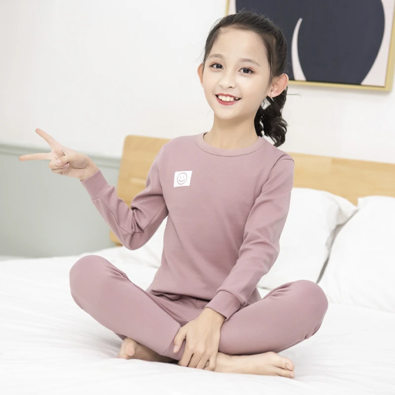 女童秋衣秋裤套装5纯棉6宝宝7女孩8内穿10岁打底儿童线衣线裤全棉