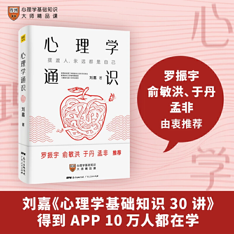 【当当】心理学通识：摆渡人永远都是自己（刘嘉心理学基础30讲