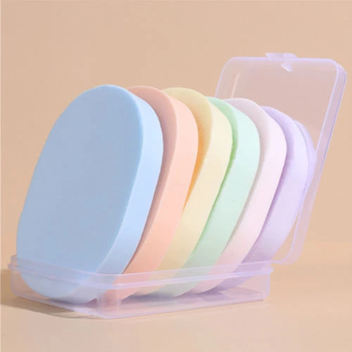 爆款加大加厚洗脸扑送盒子洁面擦脸卸妆海绵挂绳清洁细腻洗面扑软