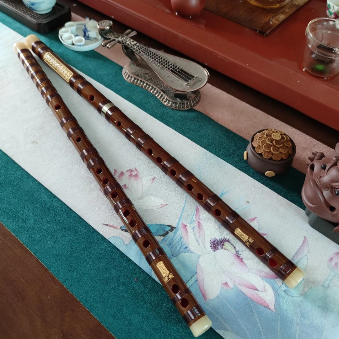 鲍建强精品特制专业笛子成人儿童初学神器苦竹笛乐器竹笛配件齐全