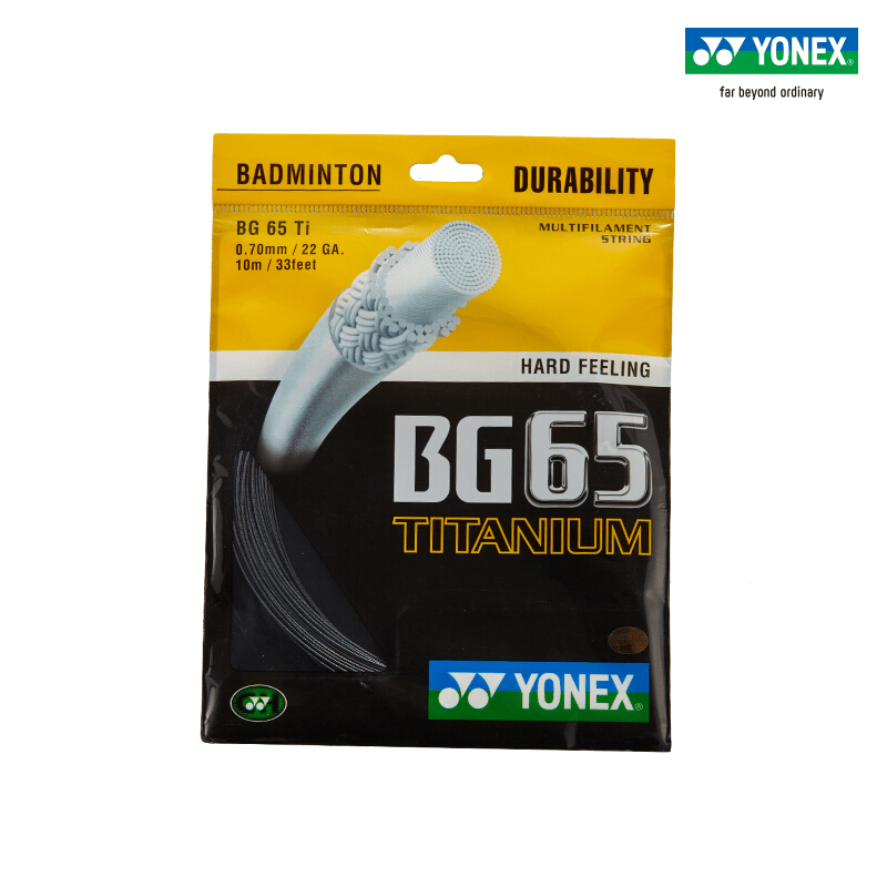 YONEX/尤尼克斯力量型 羽毛球线耐用尼龙BG-65TI