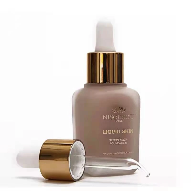 nisousou奶油肌保湿粉底液   持久透润 不卡粉清透女神提亮肤色