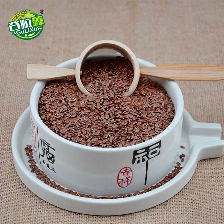 【谷粒鑫】严选熟棕色亚麻籽500g/袋即食代餐饮品烘焙原料