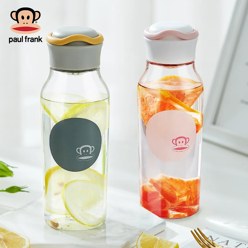 大嘴猴母婴级tritan塑料运动户外健身水杯学生防摔便携带茶漏杯子