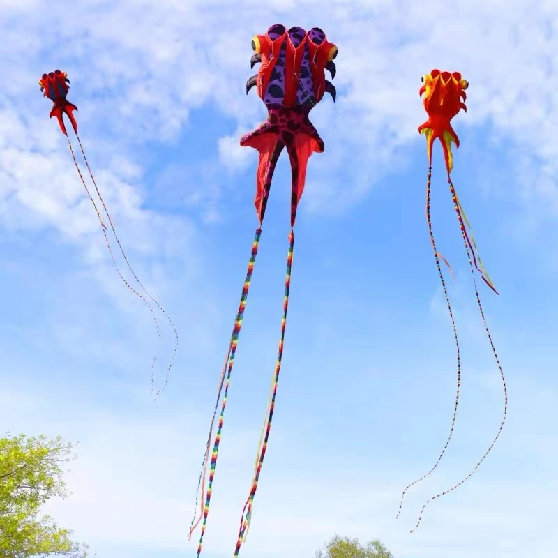 【8米软体无骨金鱼风筝】高档大型风筝