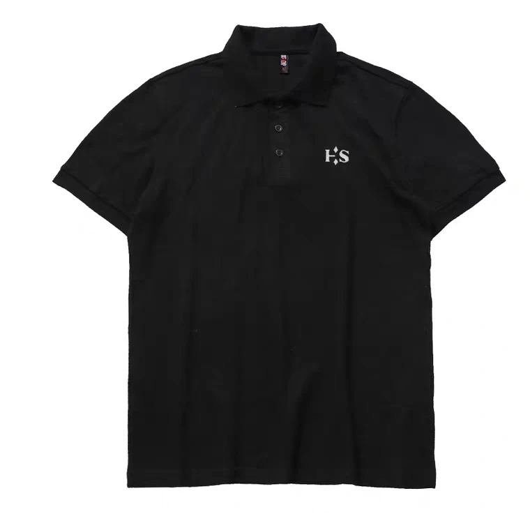夏季新款刺绣POLO衫纯棉男女短袖宽松情侣休闲ins简约百搭翻领T恤