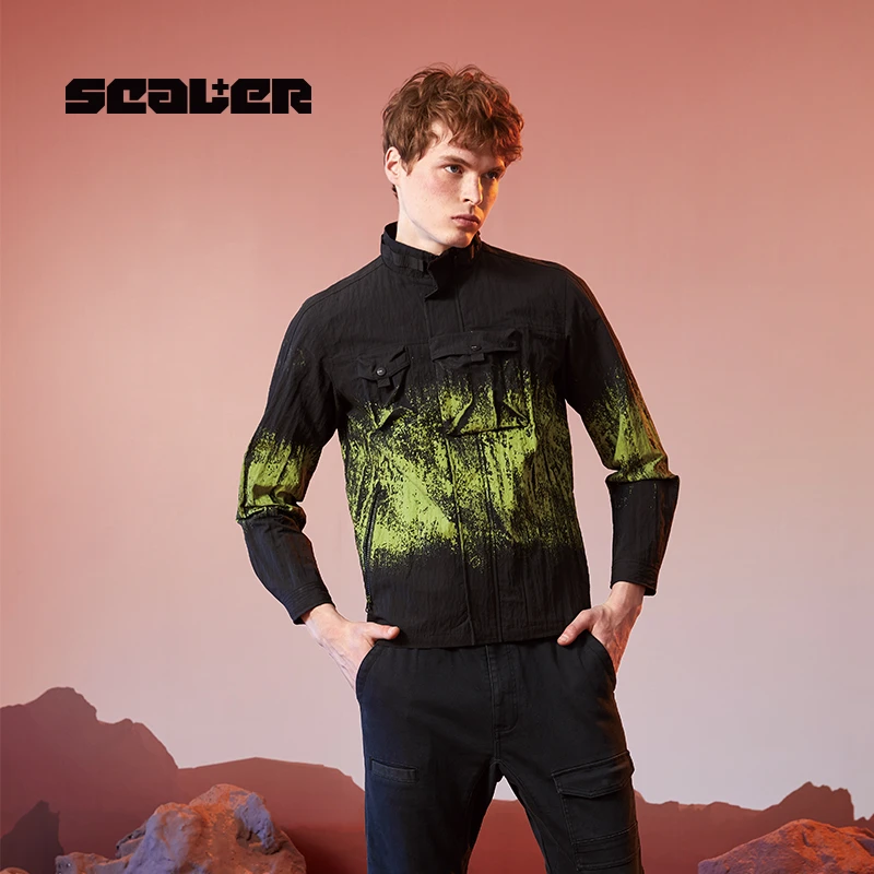 SCALER/思凯乐户外S+潮流机能 工装版时尚风衣长袖运动F2121821