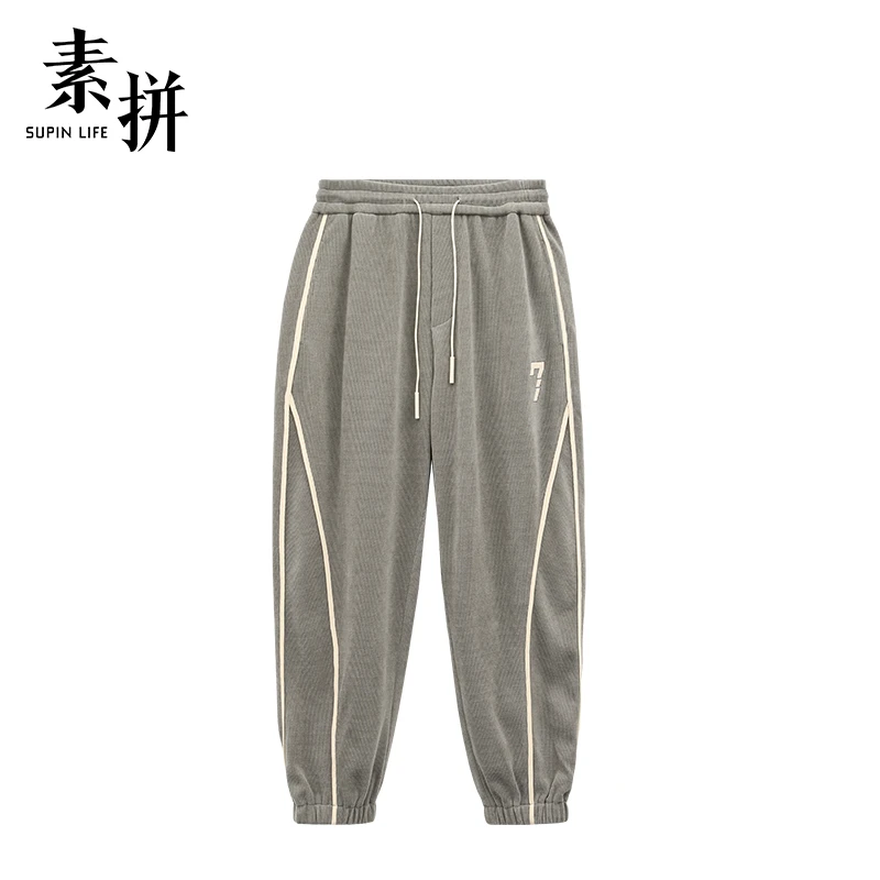 素拼休闲裤SPMBXK210158A-SPMBXK210158B