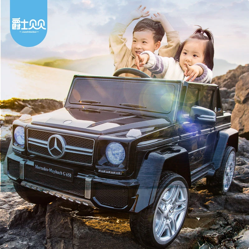 奔驰大g儿童电动汽车四轮遥控越野宝宝玩具双座可坐大人双人小孩