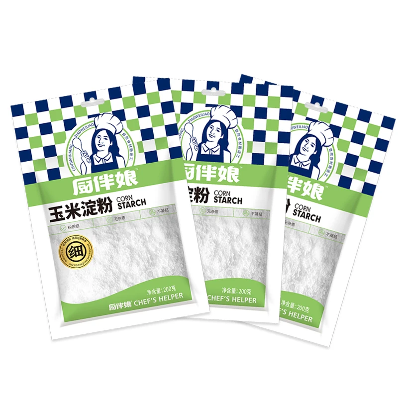 玉米淀粉200g*3袋包装烹饪烘焙原料生粉-q