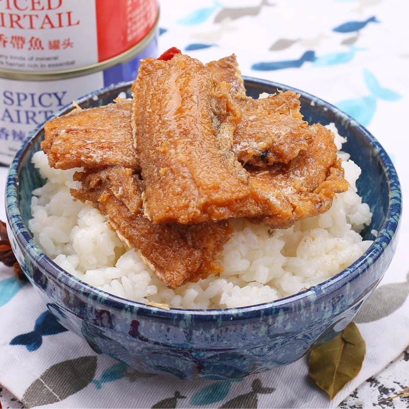 壮元海渤海湾带鱼罐头150*4罐黄花鱼五香即食下饭红烧香酥鱼深