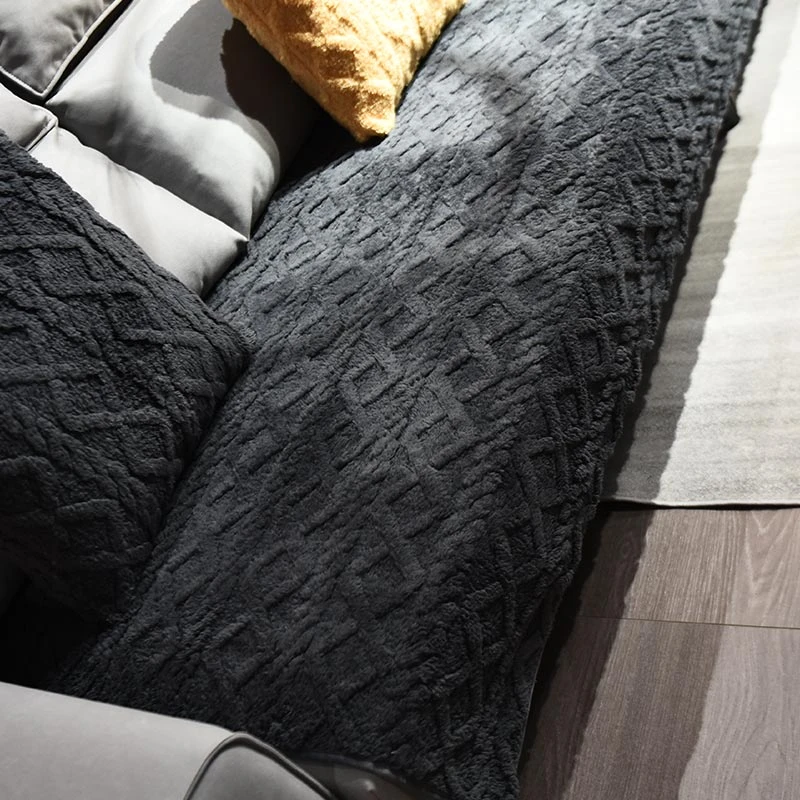 【温绒】冬季加厚网红沙发垫毛绒坐垫防滑皮沙发套罩2025新款盖布巾