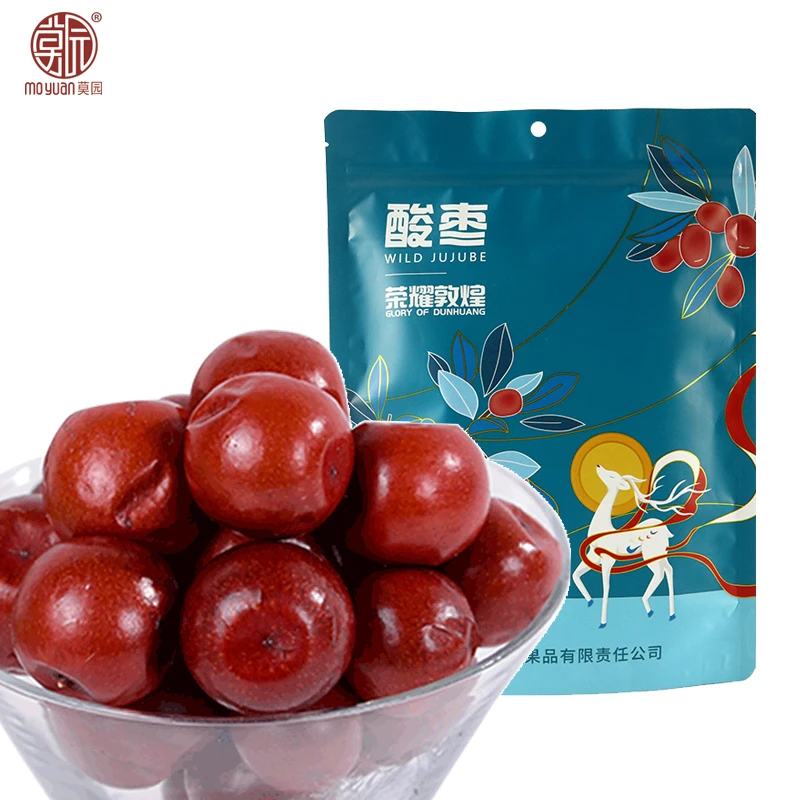 moyuan/莫园沙漠酸枣500克袋装酸甜枣子健康红枣甘肃敦煌特产