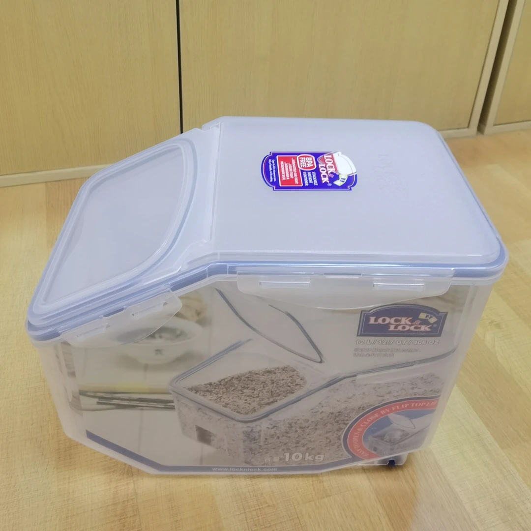 LKLK米桶 10kg米桶HPL510面粉桶米箱储物箱12L带轮