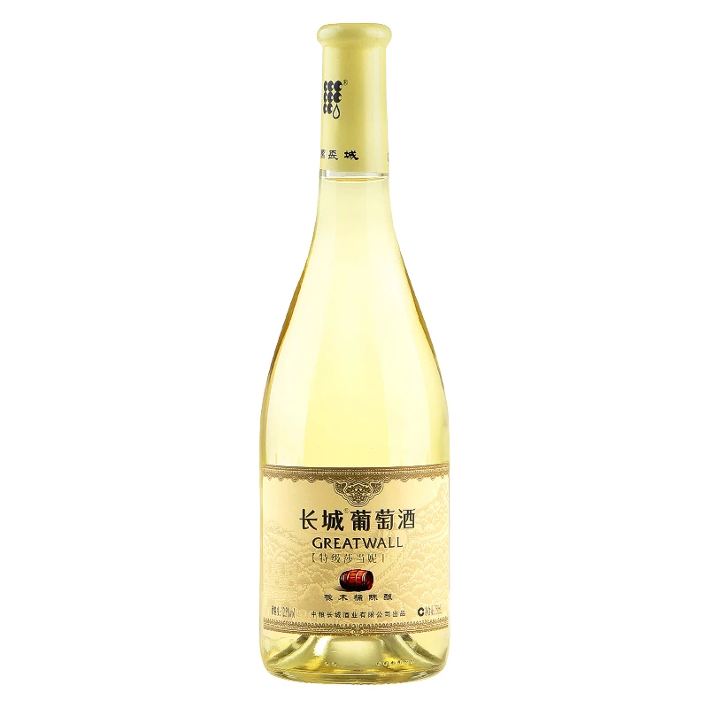 长城特级莎当妮干白葡萄酒750ml橡木桶陈酿