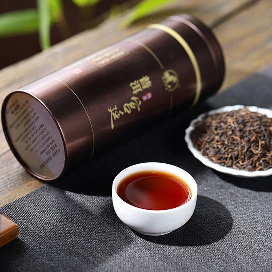 佤山映象云南普洱熟茶宫廷普洱茶罐装2021年散茶熟普茶叶紫砂冲泡