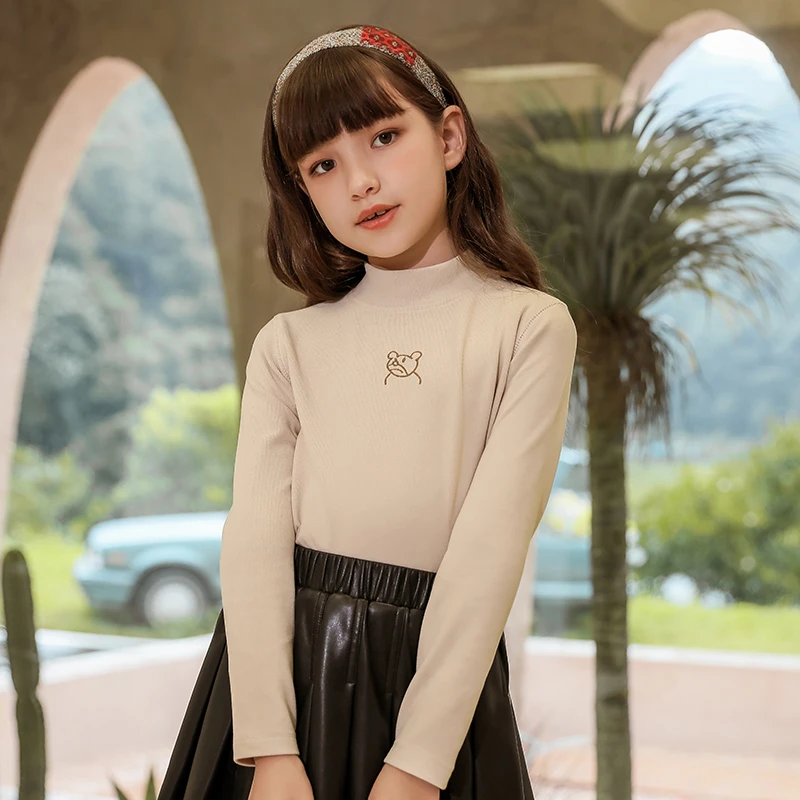 3869儿童打底衫洋气秋装新款春秋百搭儿童上衣秋季大童体恤童装潮