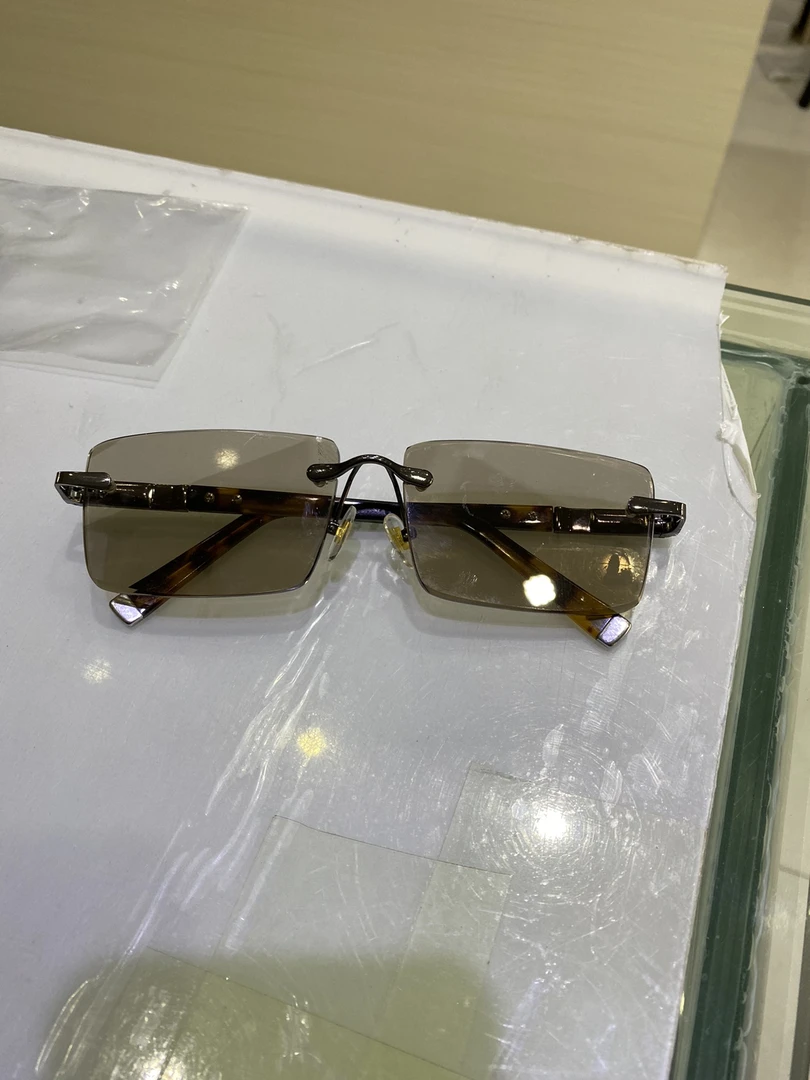 天然时尚无框男士石头镜